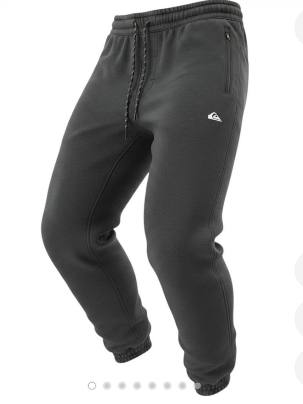 NWT Quiksilver Men's  Black Dryflight Jogger Sweatpants Size S